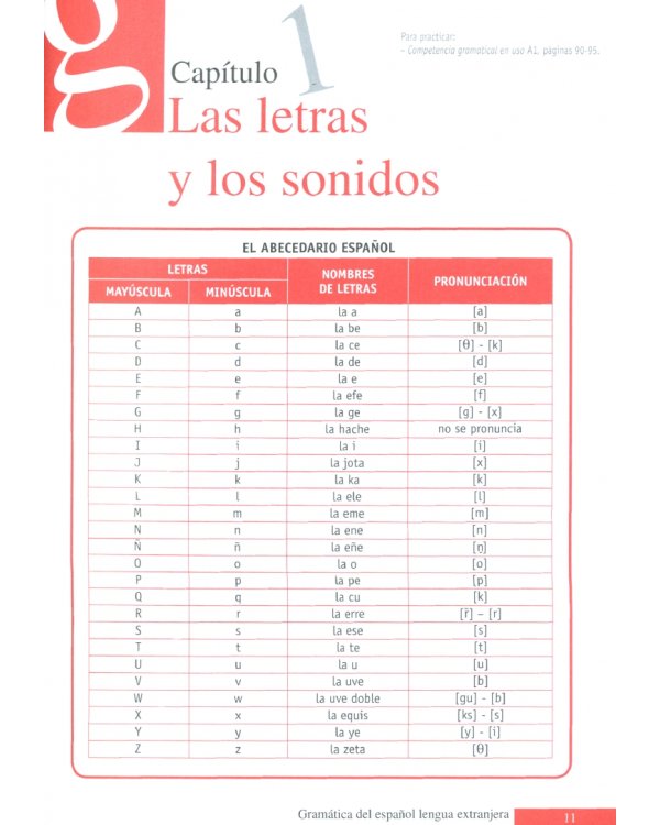 Gramática del español lengua extranjera