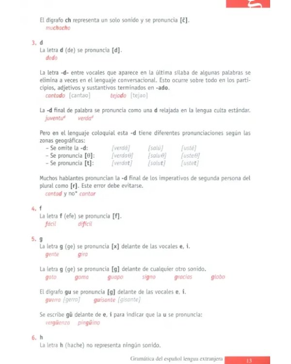 Gramática del español lengua extranjera