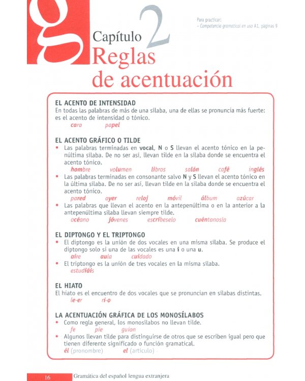 Gramática del español lengua extranjera