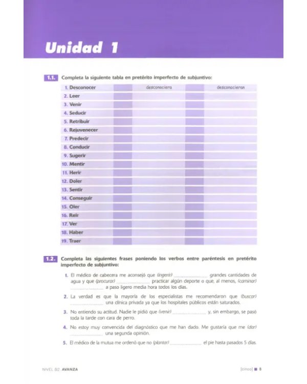 Prisma B2. Avanza. Libro de ejercicios