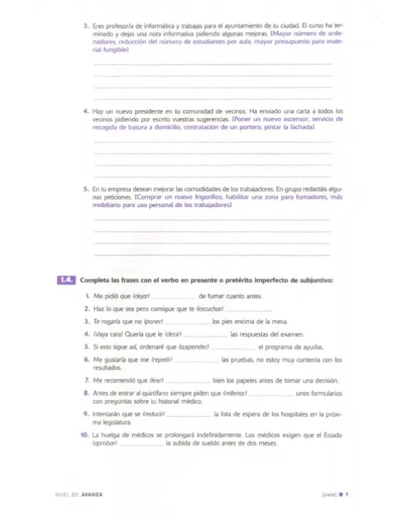 Prisma B2. Avanza. Libro de ejercicios