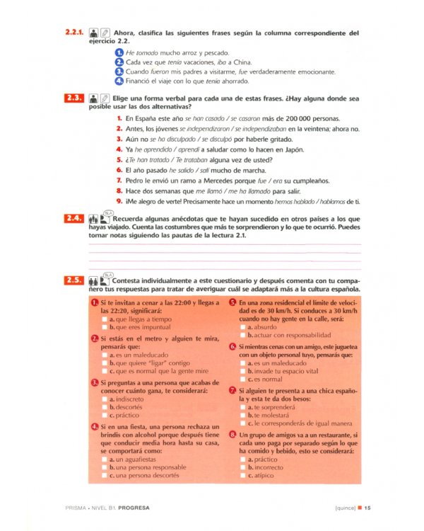 Prisma B1. Progresa. Libro del alumno