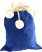Мешочек из бархата, синий