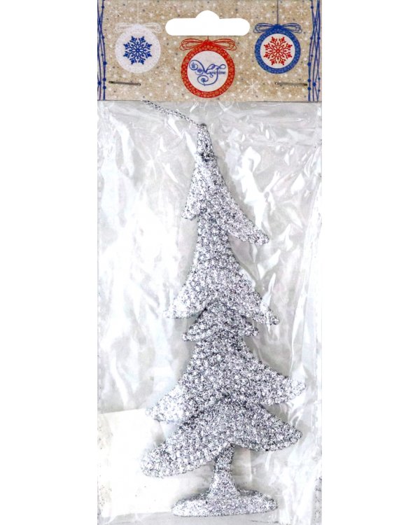 Подвесное украшение Серебряная елочка