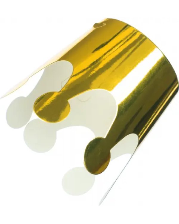 Корона праздничная Золото, 6 штук