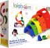 Радужный конструктор Lalaboom с бусинами-защелками, 13 деталей