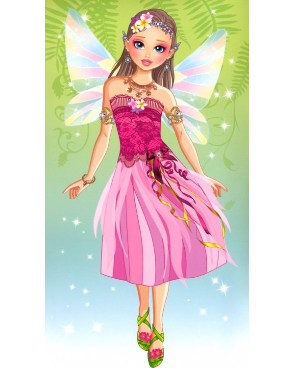 Модные секреты. Феи. Более 200 многоразовых виниловых наклеек