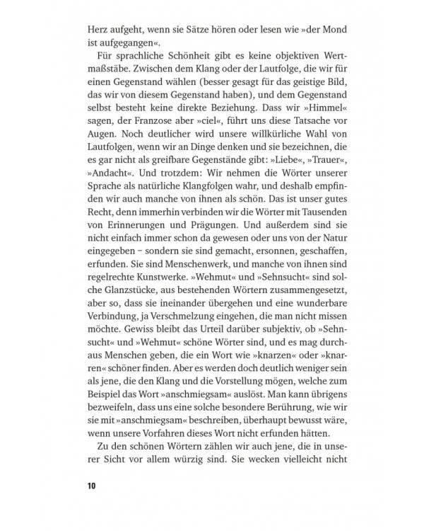 Lexikon der schönen Wörter. Von anschmiegen bis zeitvergessen