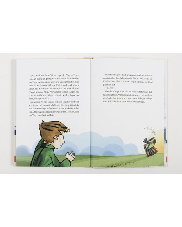 Der einzige Vogel, der die Kalte nicht furchtet