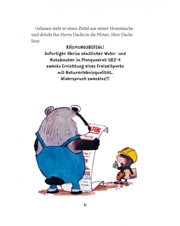 Dachs und Rakete. Ab in die Stadt!