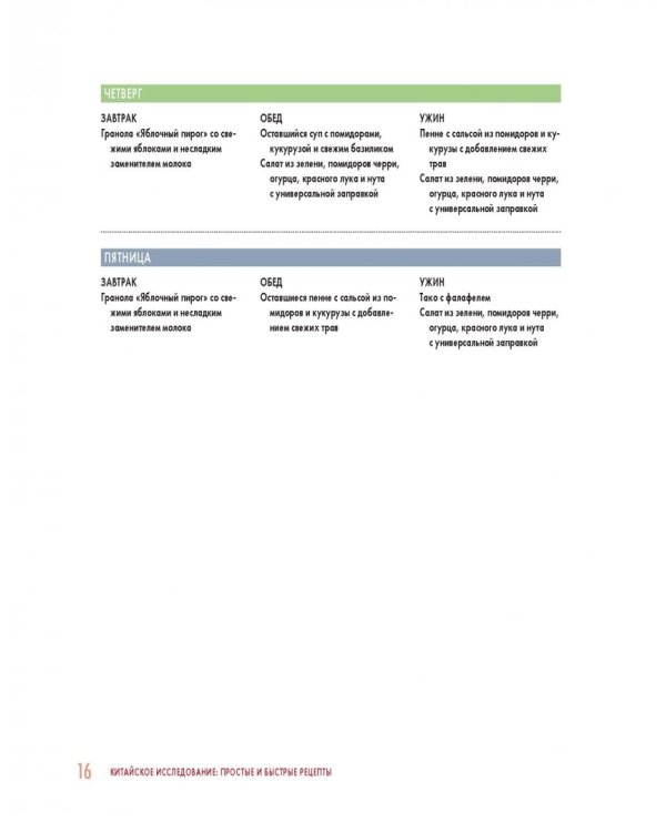 Китайское исследование. Простые и быстрые рецепты. Готовим один раз, едим всю неделю