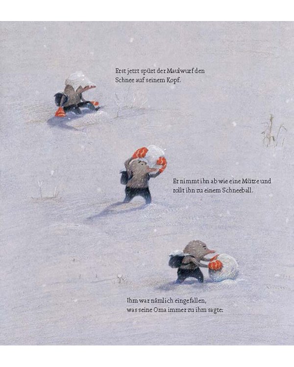 Wenn du Sorgen hast, rolle einen Schneeball