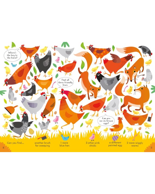 Look and Find Puzzles. On the Farm