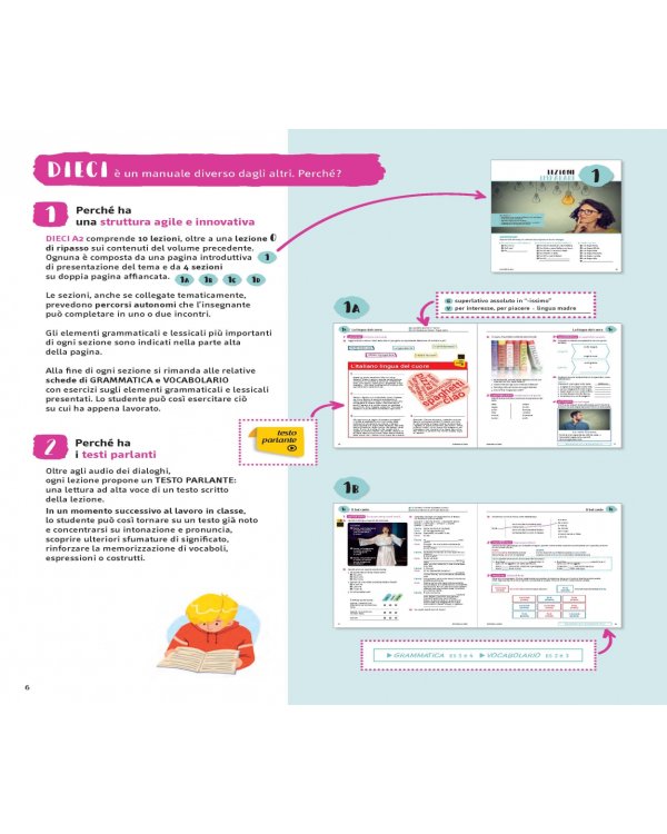 DIECI. Lezioni di italiano. A2