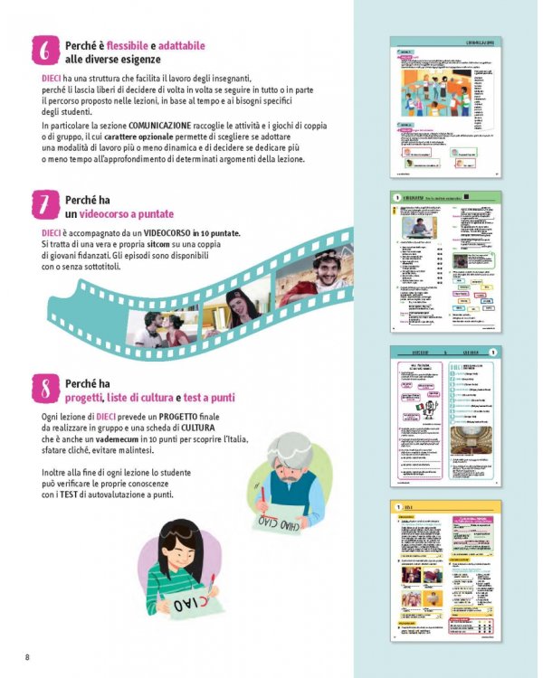 DIECI. Lezioni di italiano. A2