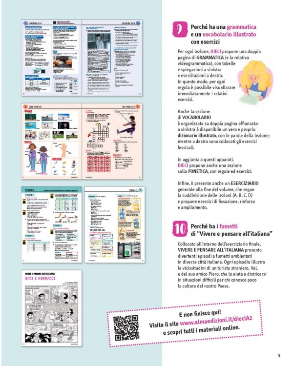 DIECI. Lezioni di italiano. A2