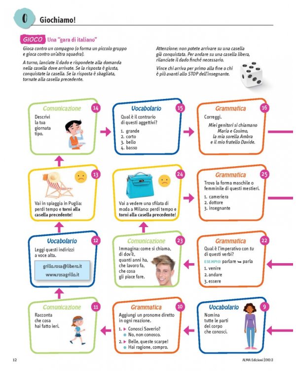 DIECI. Lezioni di italiano. A2