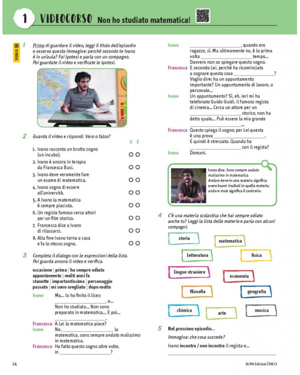 DIECI. Lezioni di italiano. A2