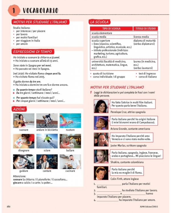 DIECI. Lezioni di italiano. A2