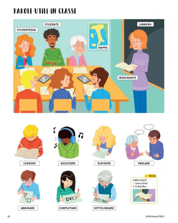 DIECI. Lezioni di italiano A1