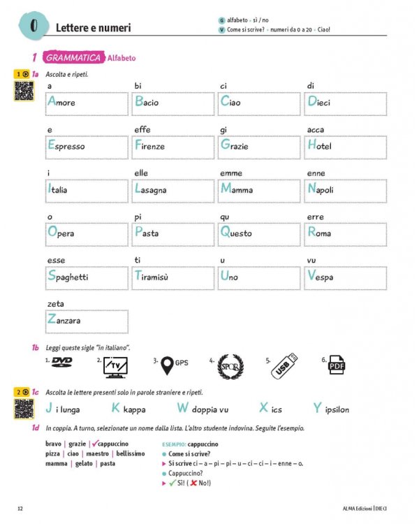 DIECI. Lezioni di italiano A1