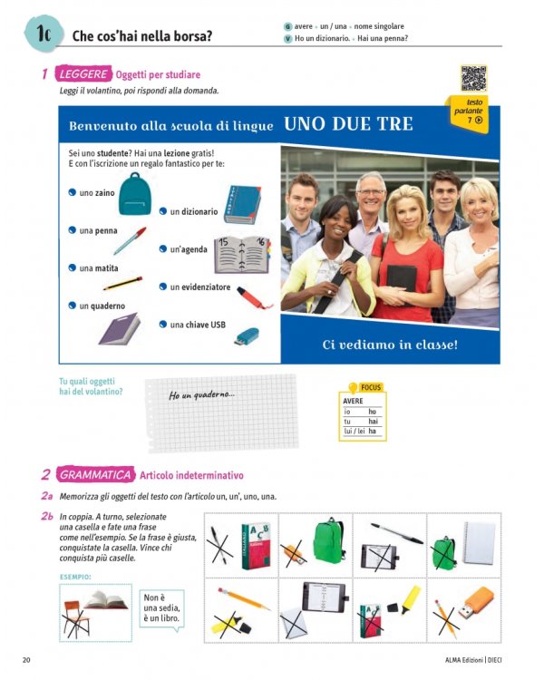 DIECI. Lezioni di italiano A1