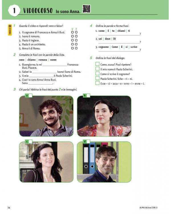 DIECI. Lezioni di italiano A1