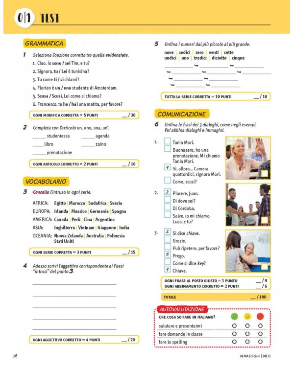 DIECI. Lezioni di italiano A1