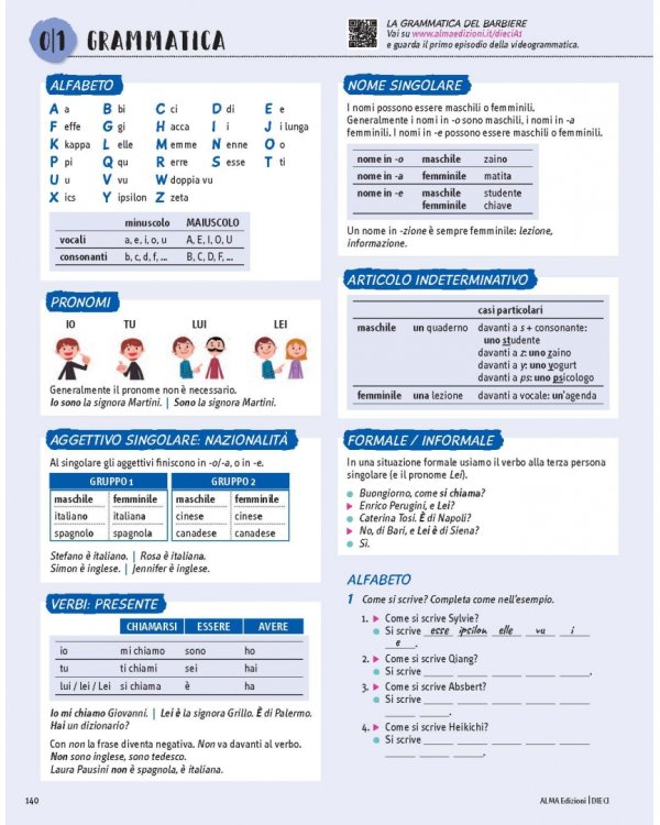 DIECI. Lezioni di italiano A1