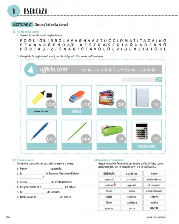 DIECI. Lezioni di italiano A1