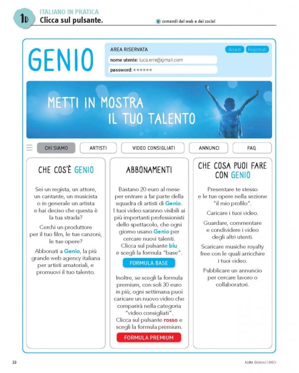 DIECI. Lezioni di italiano. B1 + ebook interattivo