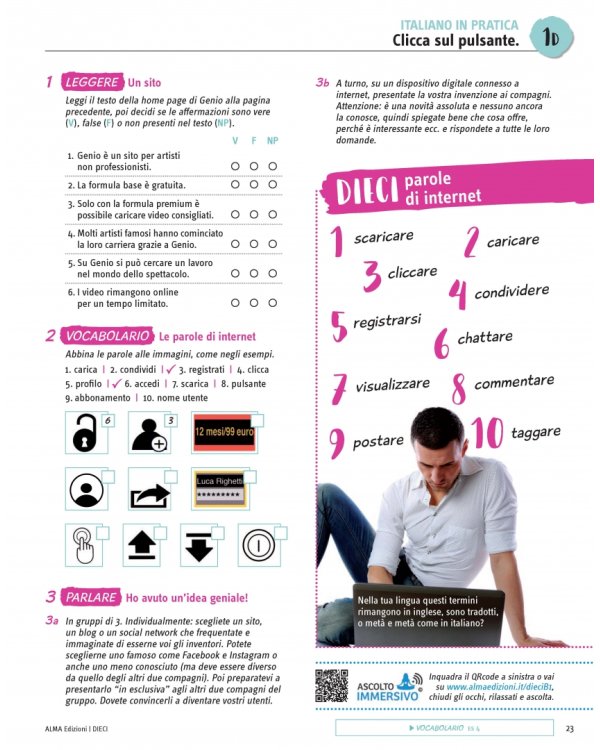 DIECI. Lezioni di italiano. B1 + ebook interattivo