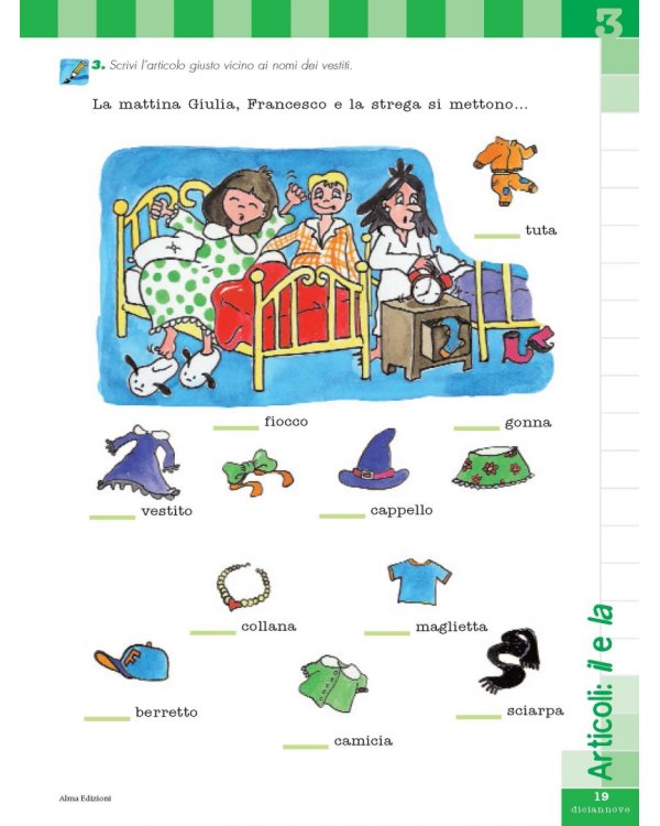 Grammatica italiana per bambini + audio online