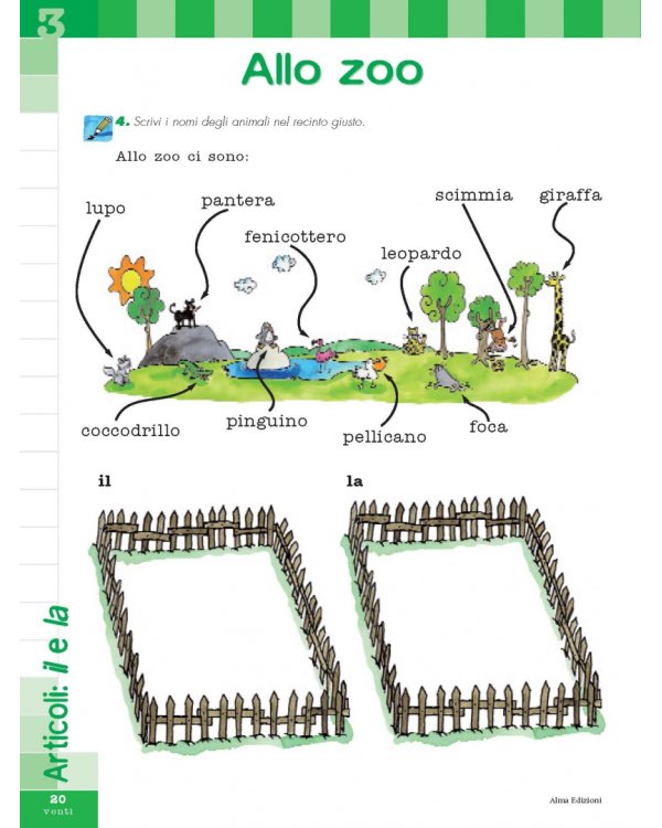 Grammatica italiana per bambini + audio online