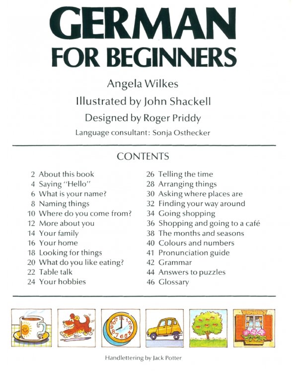 German for Beginners