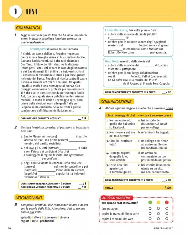 DIECI. Lezioni di italiano. B1