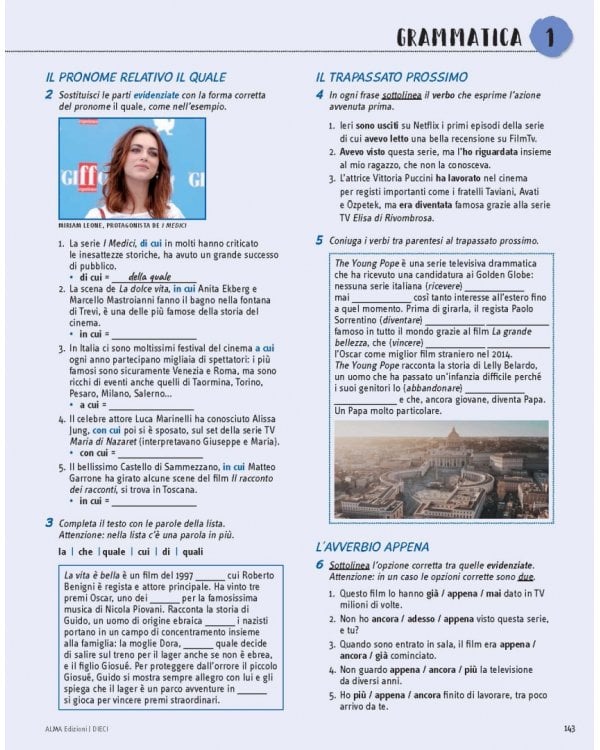 DIECI. Lezioni di italiano. B1