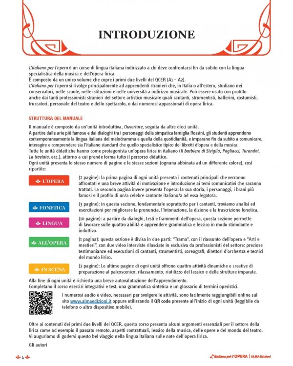 L'italiano per l'opera + audio e video online