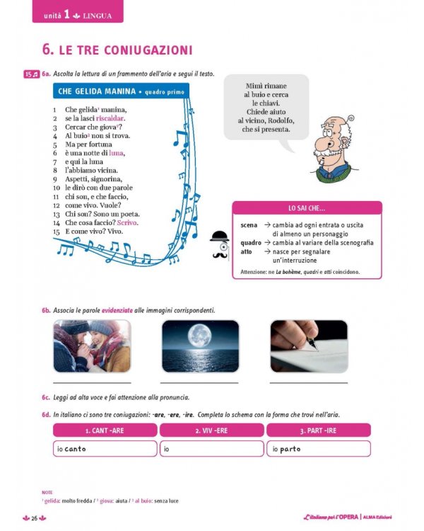 L'italiano per l'opera + audio e video online