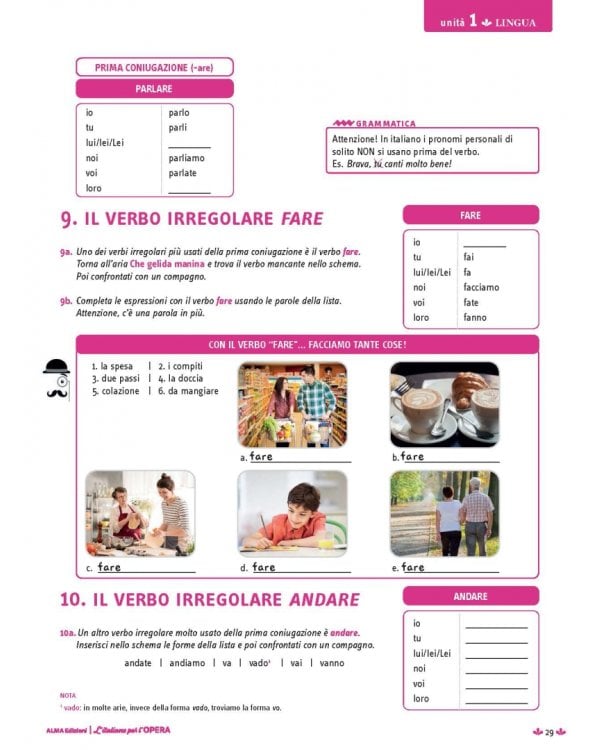 L'italiano per l'opera + audio e video online