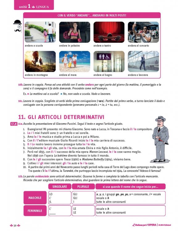 L'italiano per l'opera + audio e video online