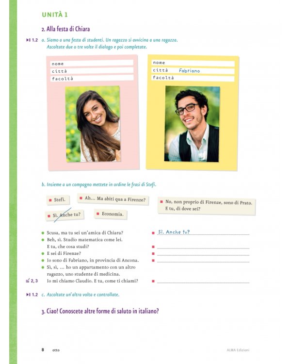 UniversItalia 2.0. A1/A2. Libro dello studente e esercizi + 2 CD audio 