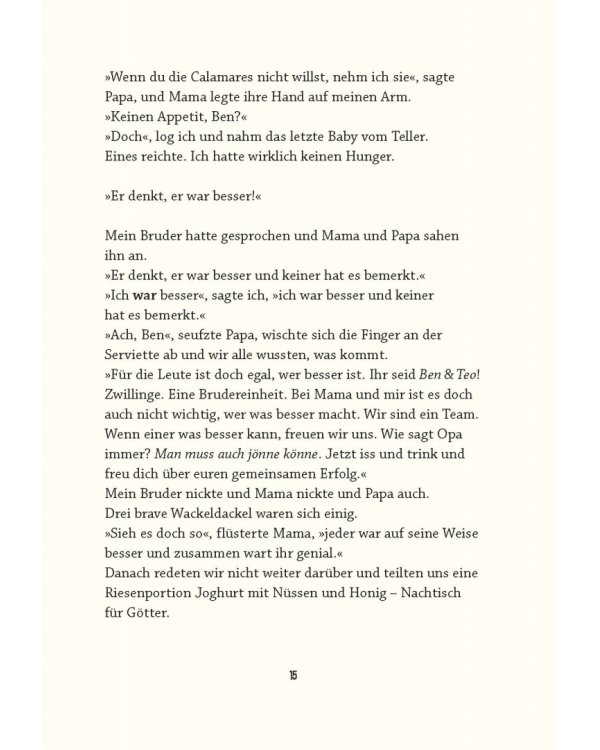 Ben und Teo. Zwei sind einer zu viel