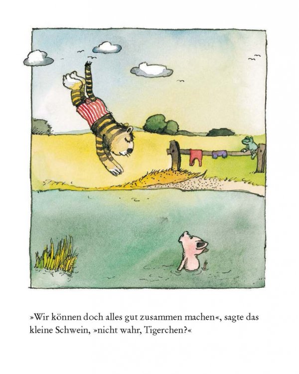 Guten Tag, kleines Schweinchen