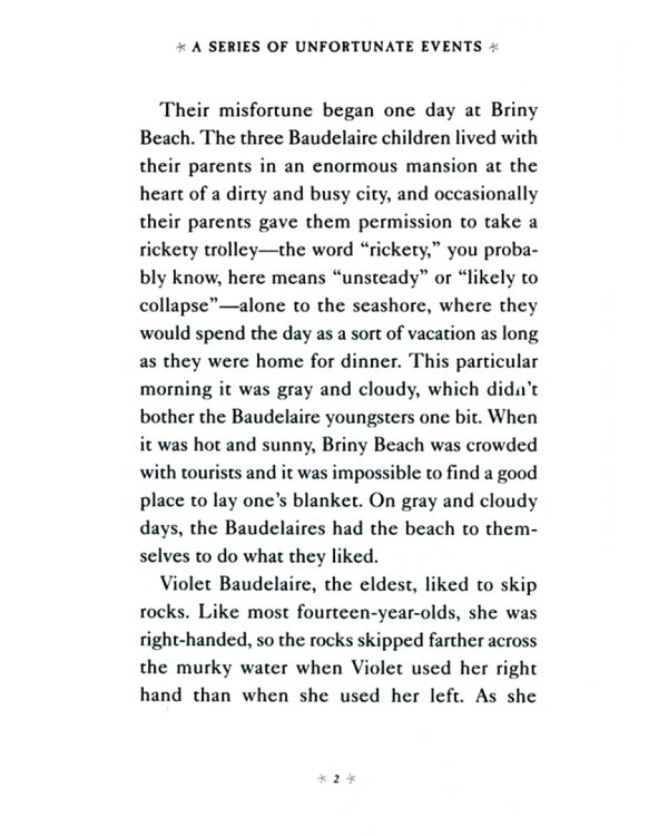 The Bad Beginning. 20th Anniversary Gift Edition