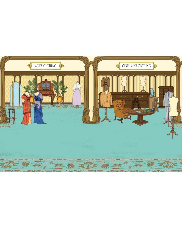 Department Store Sticker Book