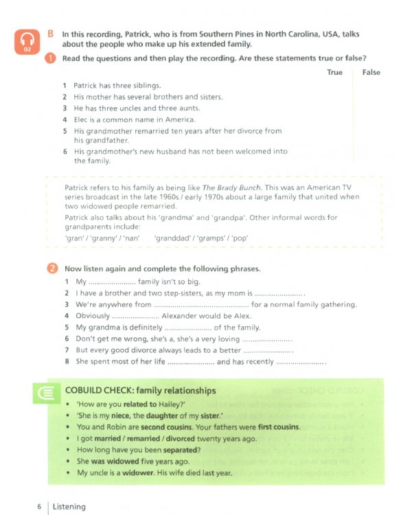 Listening. B1+. Intermediate