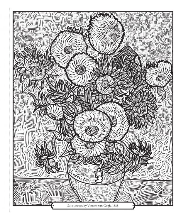 Famous Paintings. Magic Painting Book