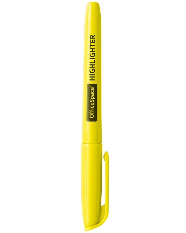 Текстовыделитель желтый, 1-3 мм