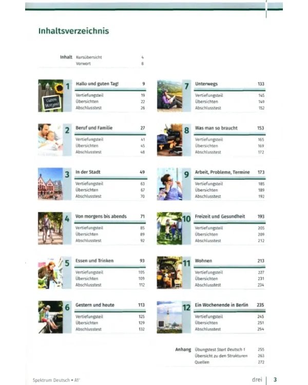 Spektrum Deutsch A1+. Integriertes Kurs- und Arbeitsbuch + 2 Audio-CDs